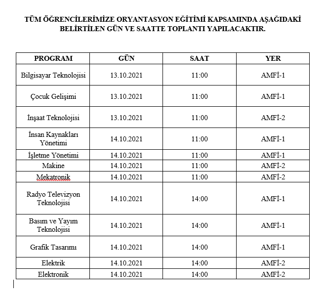 oryantasyon