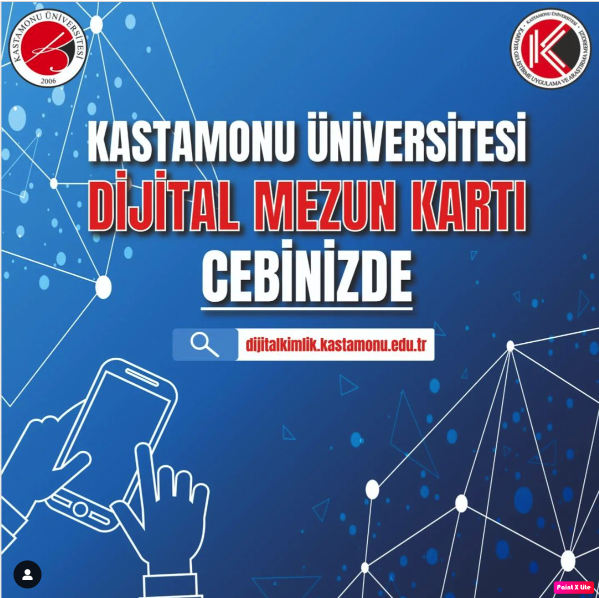 Üniversitemizde DİJİTAL MEZUN KARTI dönemi başlıyor.