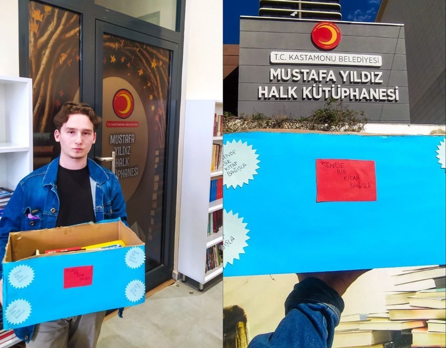 Kastamonu Meslek Yüksekokulu’nda “Sen de Bir Kitap Bağışla” Projesi