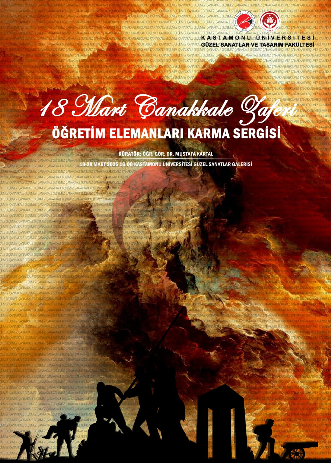 18 Mart Çanakkale Zaferi Öğretim Elemanları Karma Sergisi