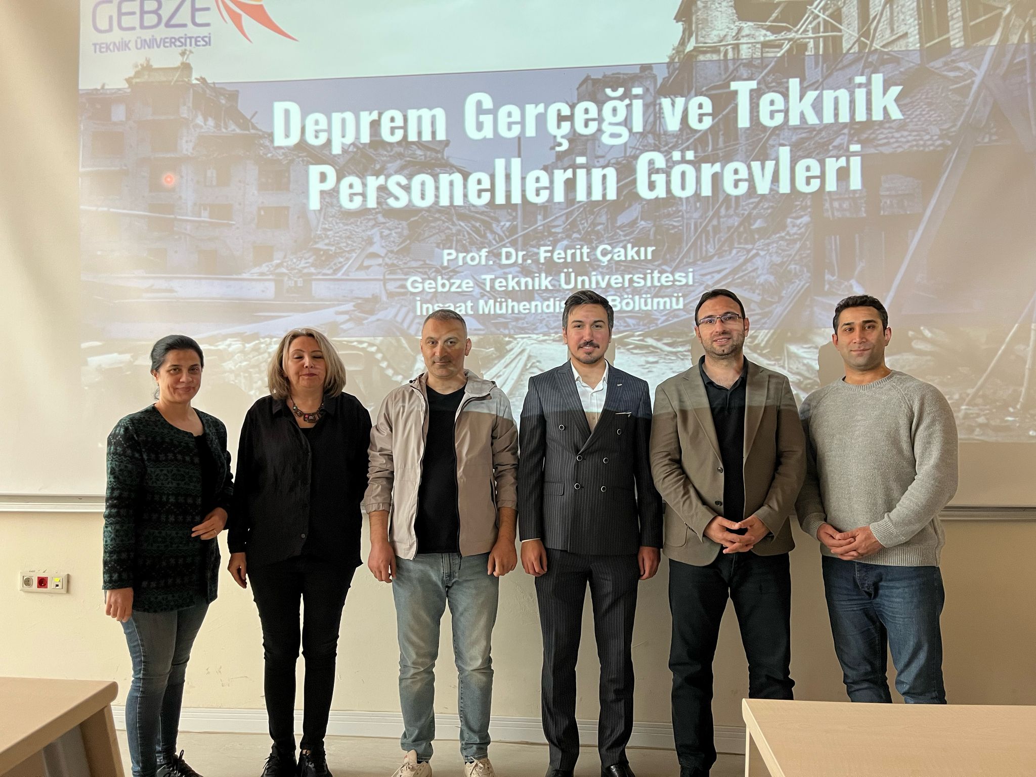 “Deprem Gerçeği ve Teknik Personellerin Görevleri” Konulu Söyleşi Düzenlendi