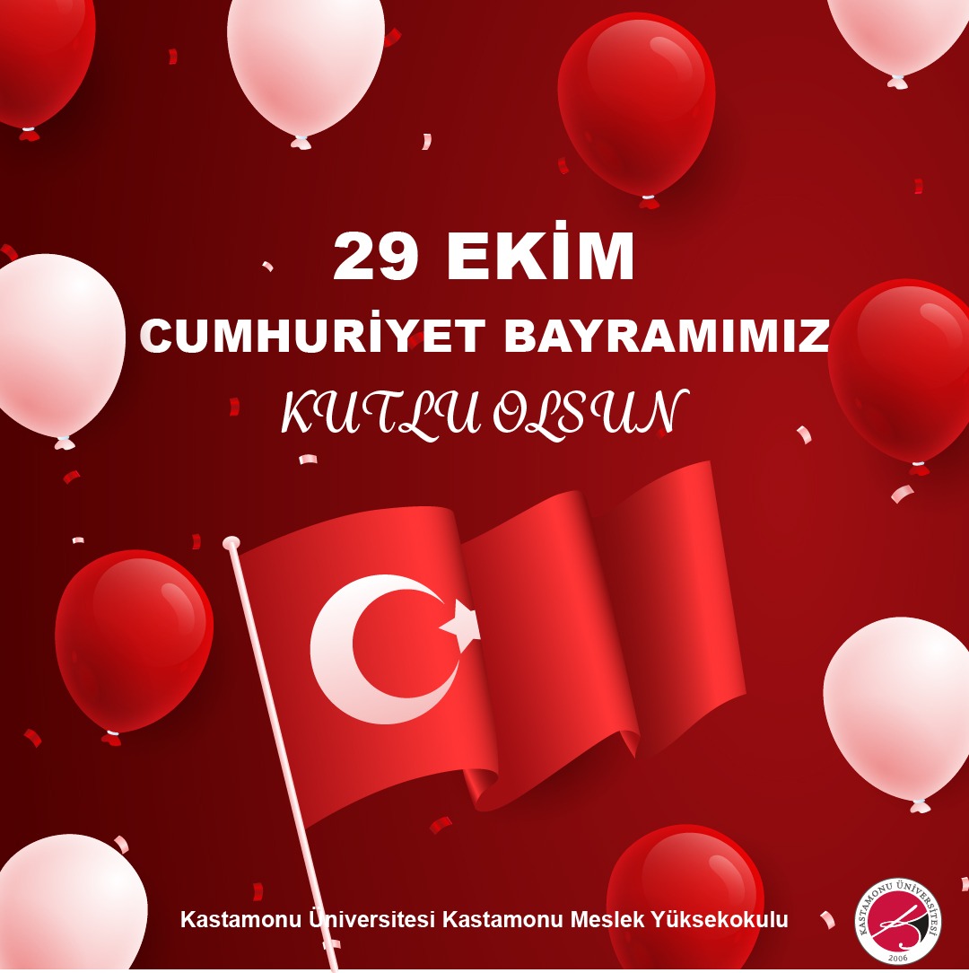 29 Ekim Cumhuriyet Bayramı Kutlu Olsun