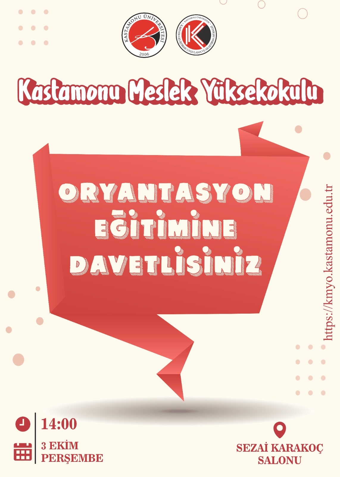 Kastamonu Meslek Yüksekokulu Oryantasyon Eğitimi