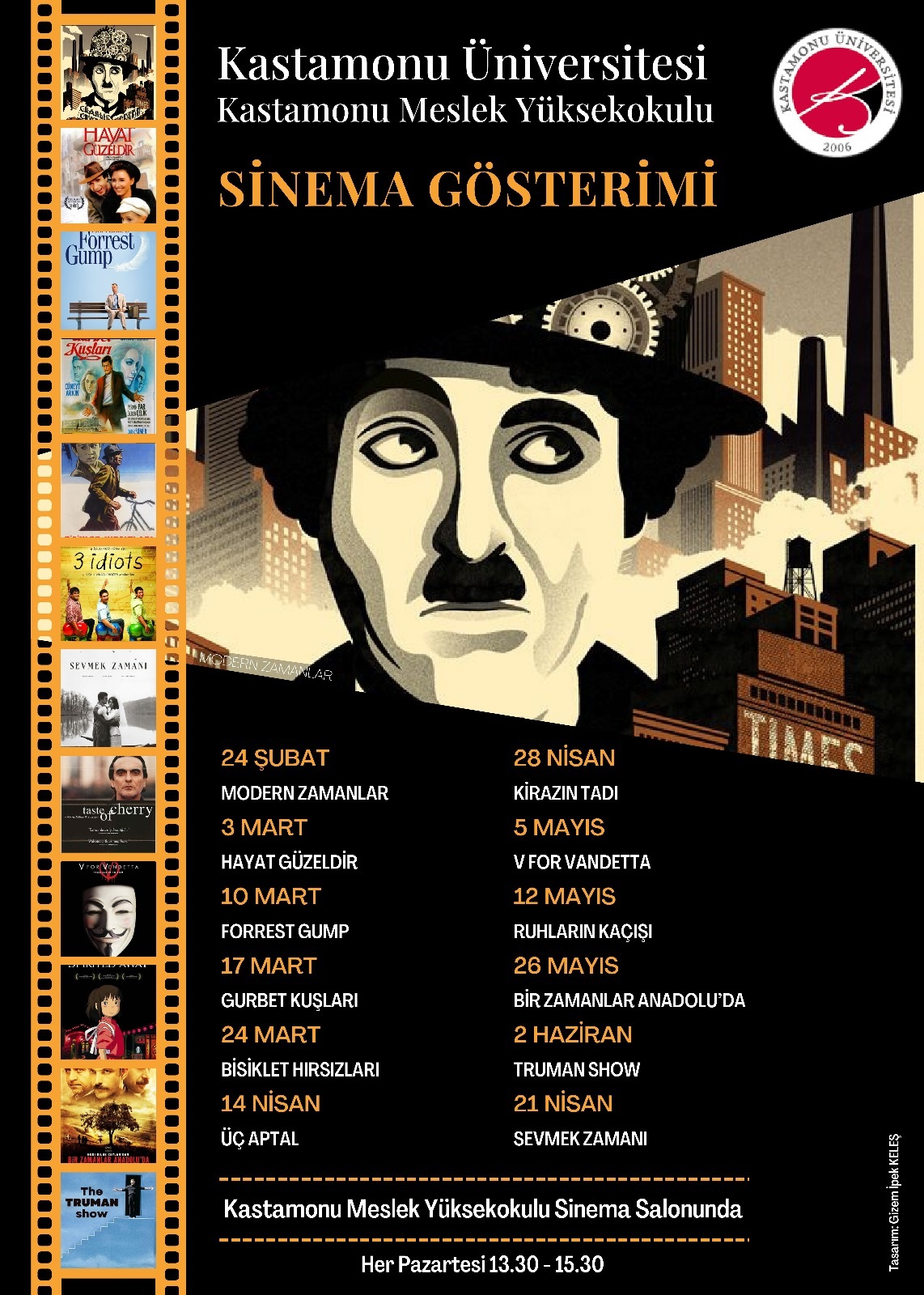 Kastamonu Meslek Yüksekokulu Sinema Gösterimi