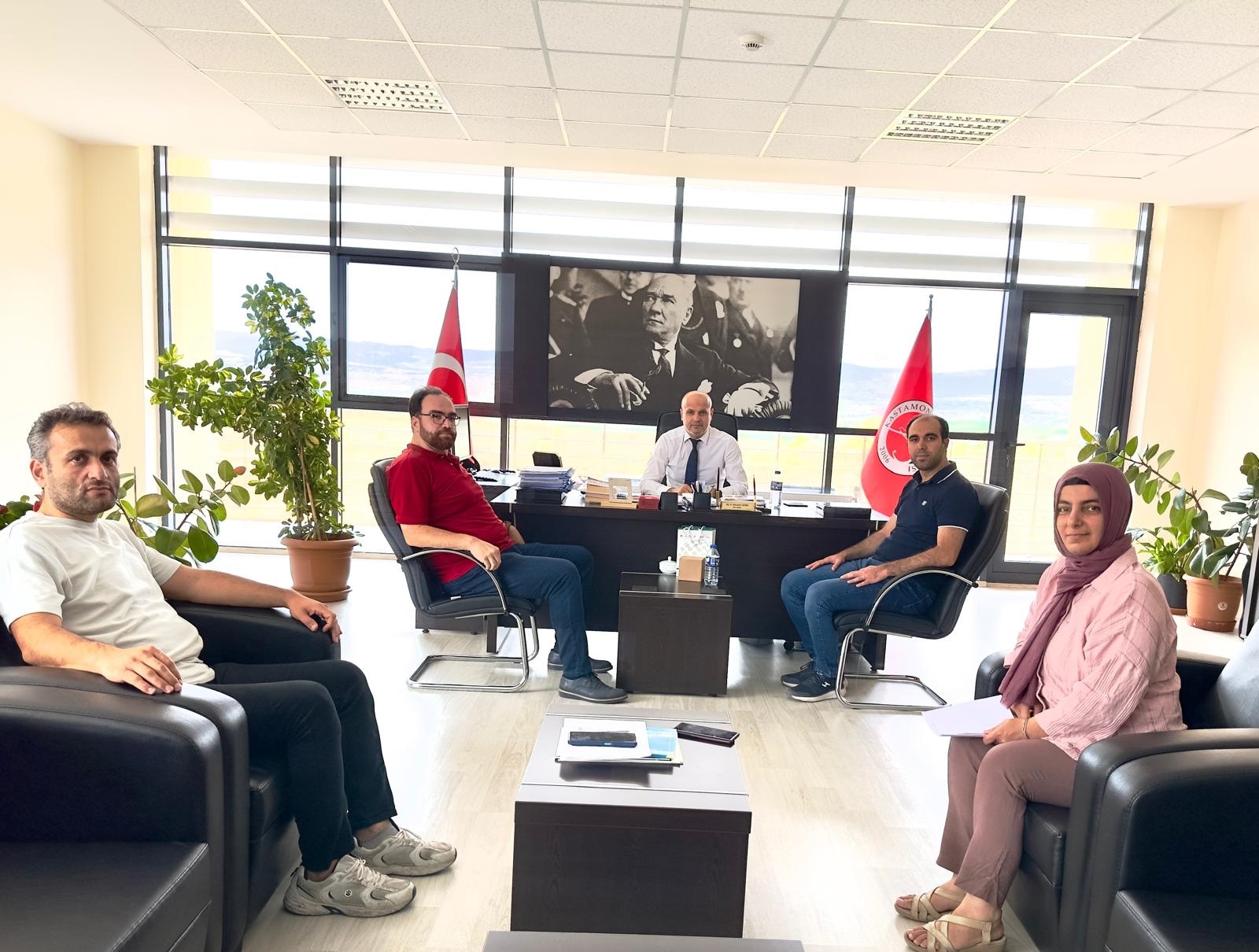Kastamonu Üniversitesi Teknokent A.Ş. Genel Müdürü Doç. Dr. Alperen KAYMAKÇI’dan Yüksekokulumuza Ziyaret