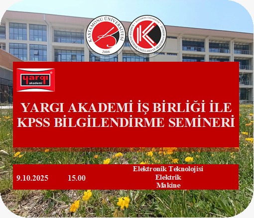 Elektrik Öğrencilerine KPSS Bilgilendirme Etkinliği Duyurusu
