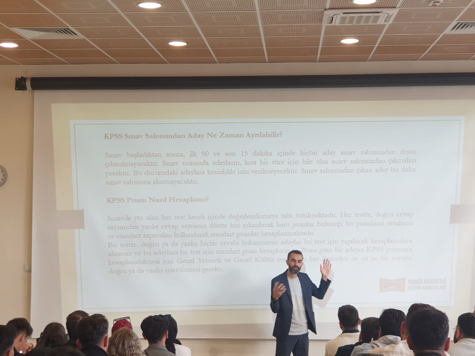 Elektrik Programı Öğrencilerine KPSS Bilgilendirme Semineri