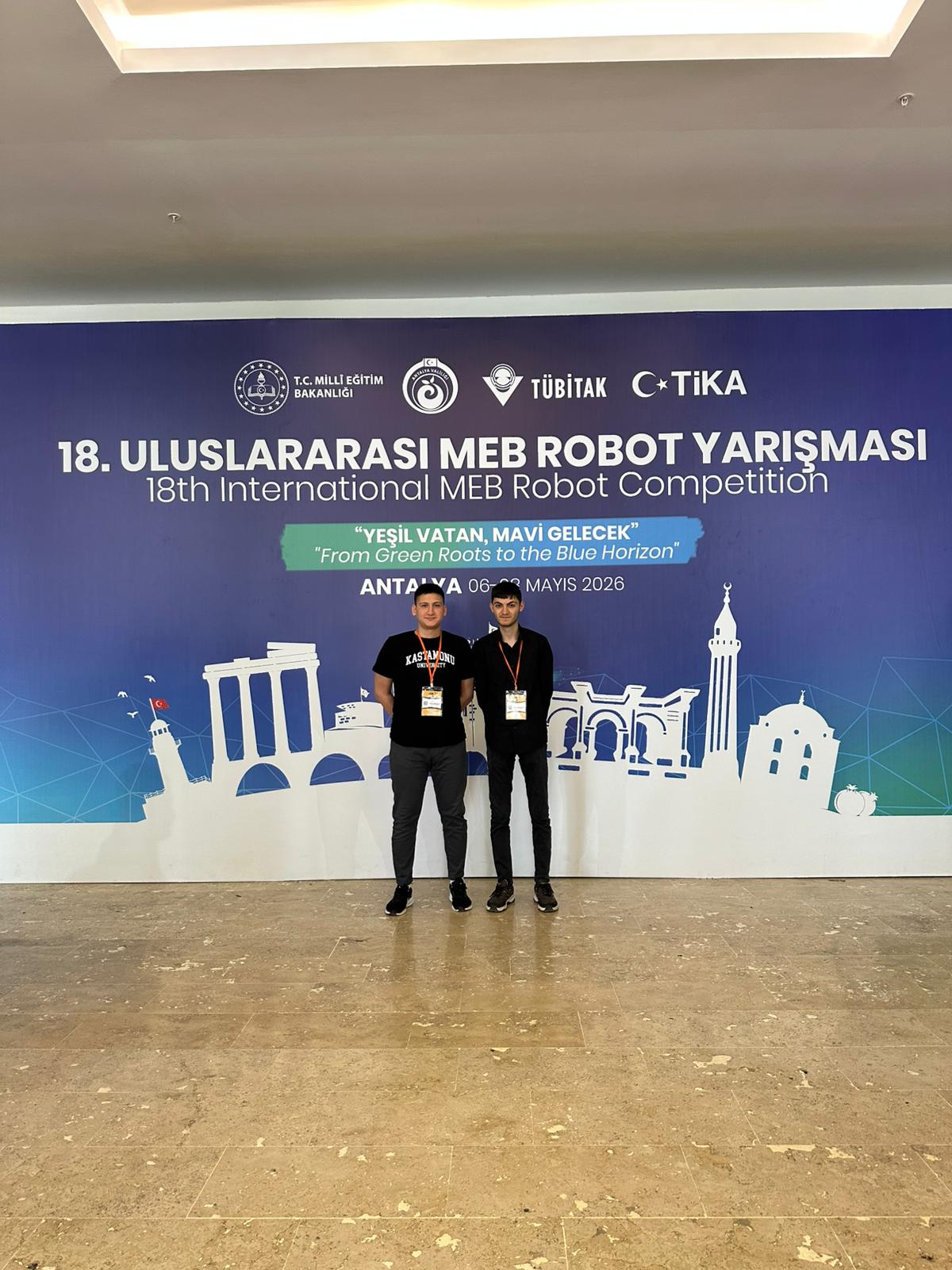 Kastamonu Üniversitesi’nin Gururu “ROBOKMYO” Antalya’da Yarıştı!