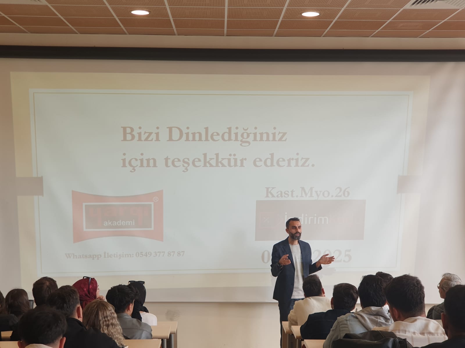 Makine Programı Öğrencilerine KPSS Bilgilendirme Semineri
