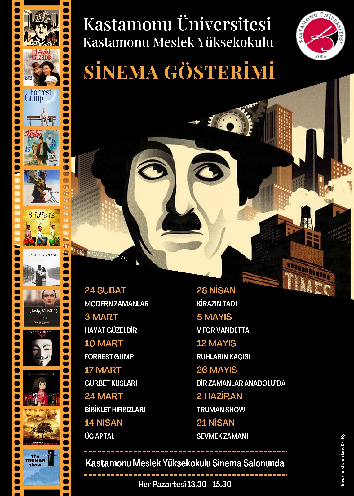 “Sinema Günleri” Etkinliği Tamamlandı – Yeni Dönemde Devam Edecek!