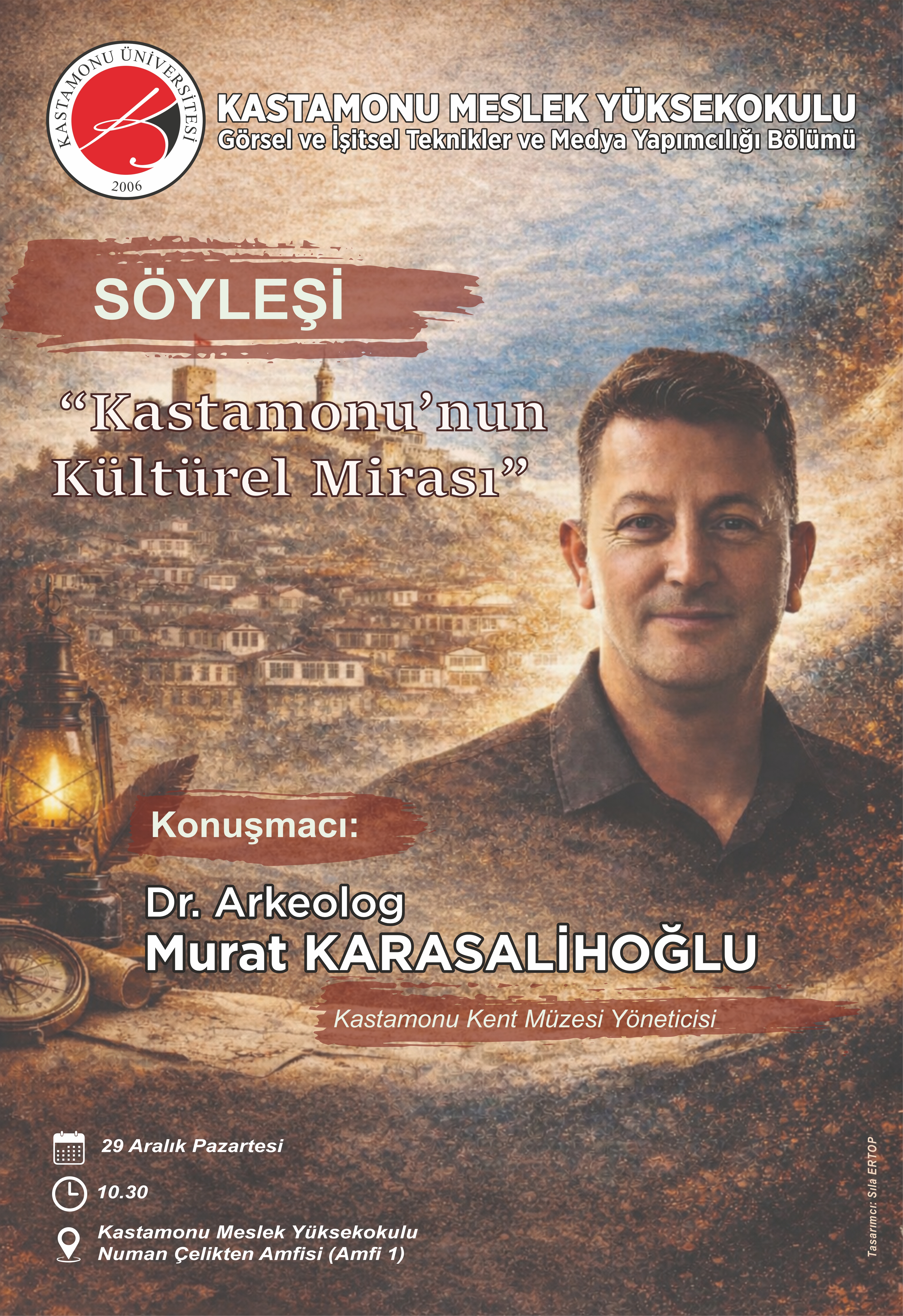 Kastamonu'nun Kültürel Mirası Konulu Söyleşi Duyurusu