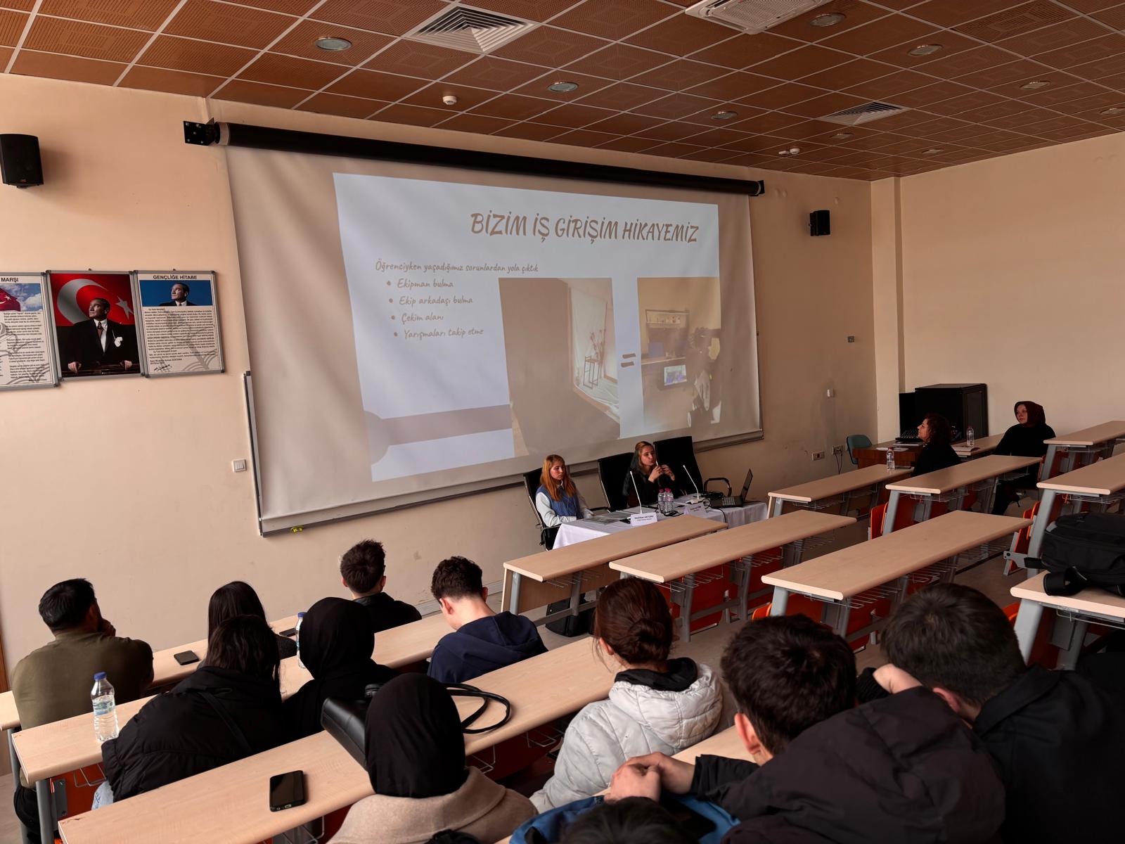 Medya Alanında Girişimcilik Deneyimleri Öğrencilerle Paylaşıldı