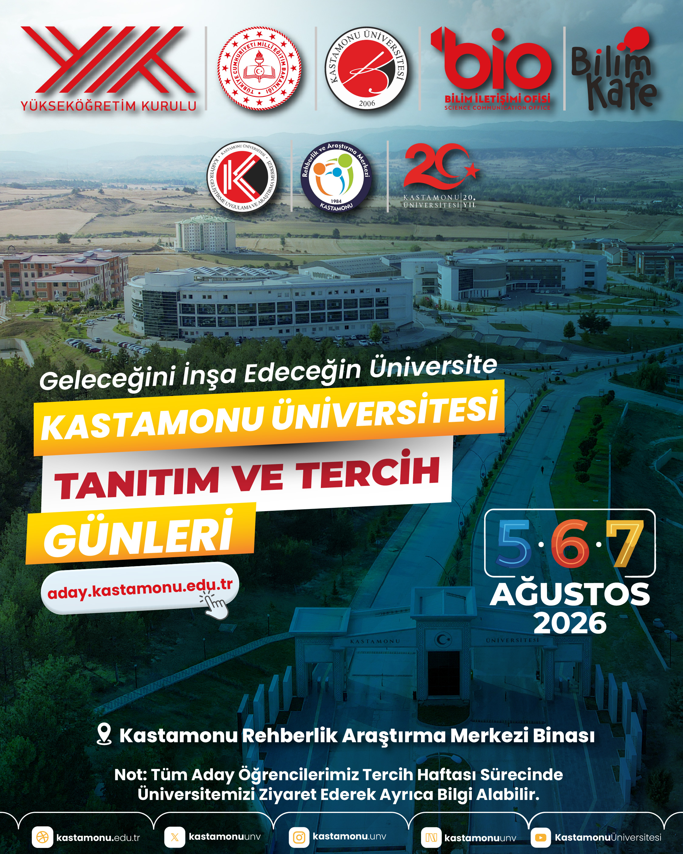 Üniversitemiz Tanıtım ve Tercih Günleri Başlıyor